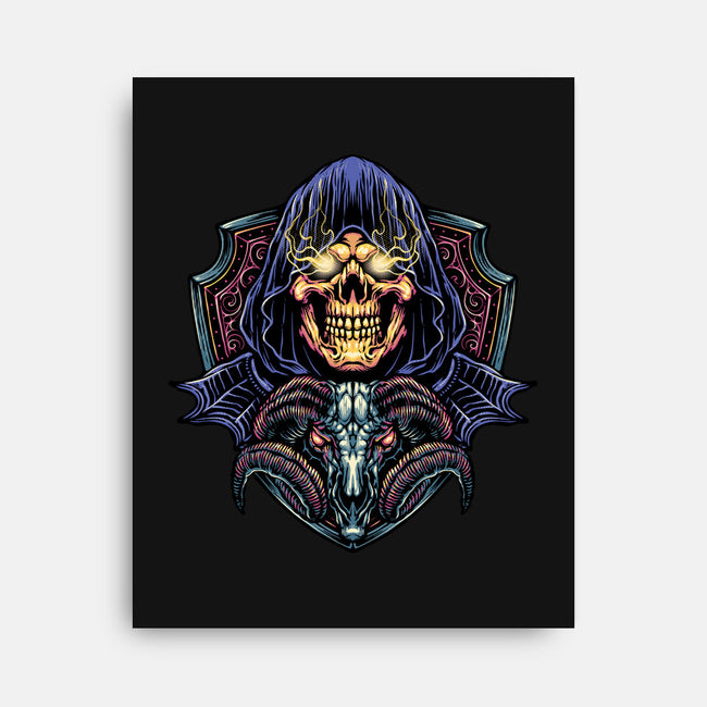 Dark Power Of The Universe-None-Stretched-Canvas-glitchygorilla