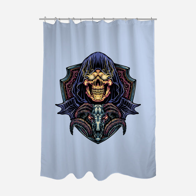 Dark Power Of The Universe-None-Polyester-Shower Curtain-glitchygorilla