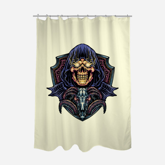 Dark Power Of The Universe-None-Polyester-Shower Curtain-glitchygorilla