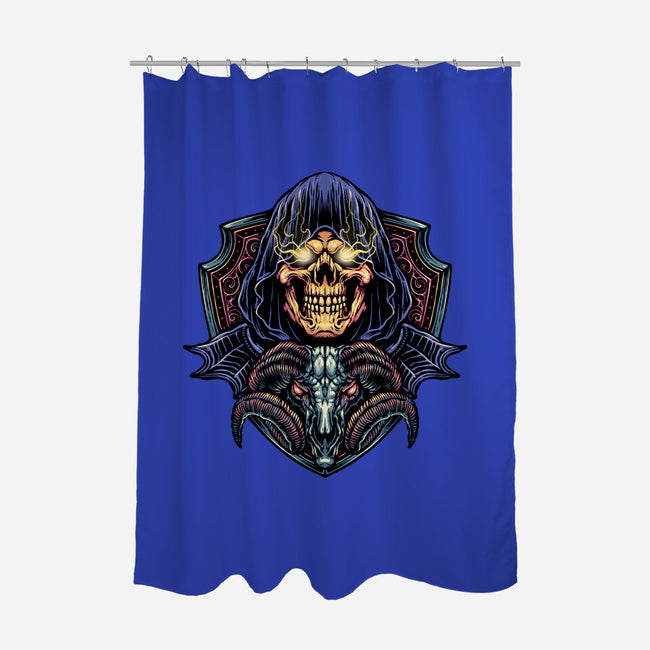 Dark Power Of The Universe-None-Polyester-Shower Curtain-glitchygorilla