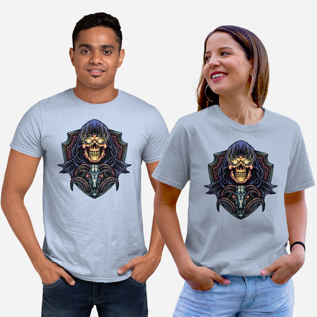Dark Power Of The Universe-Unisex-Basic-Tee-glitchygorilla