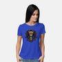 Dark Power Of The Universe-Womens-Basic-Tee-glitchygorilla