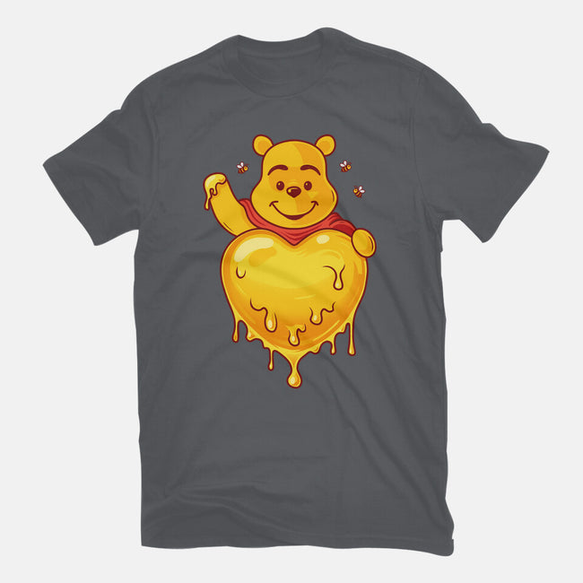 Hunny Heart-Womens-Basic-Tee-erion_designs
