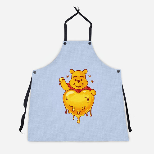 Hunny Heart-Unisex-Kitchen-Apron-erion_designs