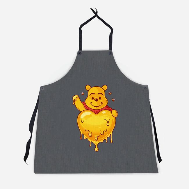 Hunny Heart-Unisex-Kitchen-Apron-erion_designs