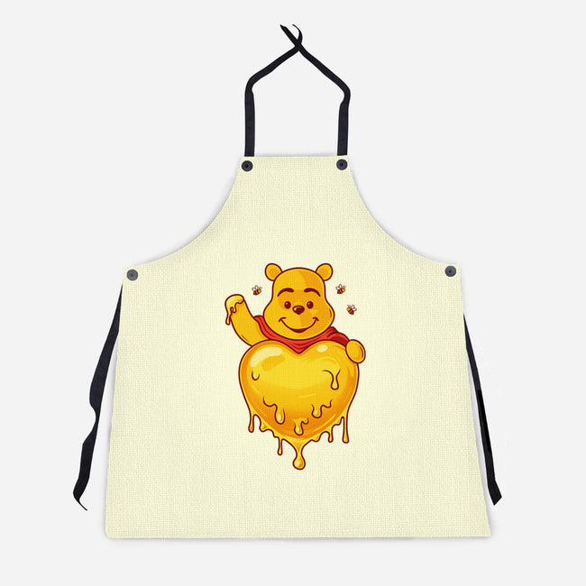Hunny Heart-Unisex-Kitchen-Apron-erion_designs