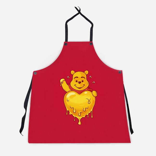 Hunny Heart-Unisex-Kitchen-Apron-erion_designs