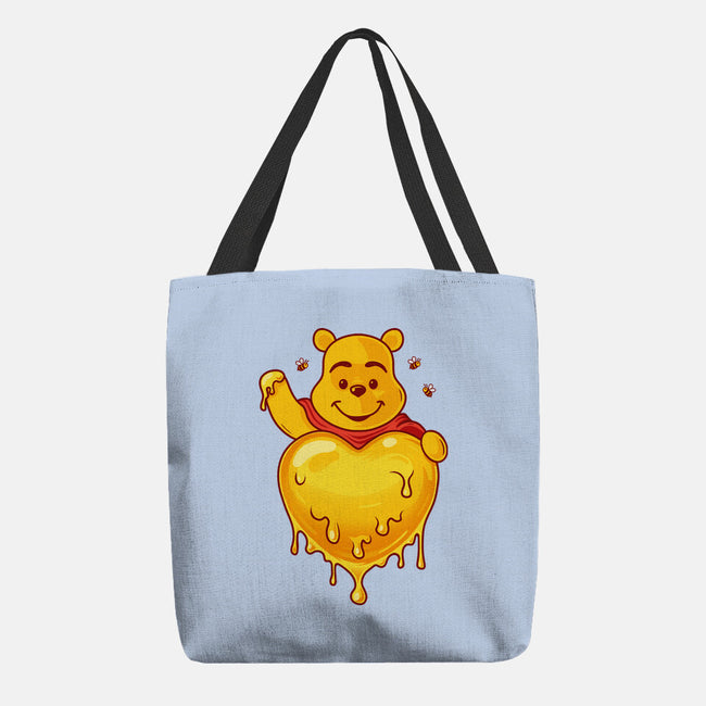 Hunny Heart-None-Basic Tote-Bag-erion_designs