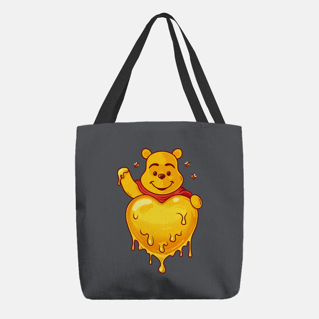 Hunny Heart-None-Basic Tote-Bag-erion_designs