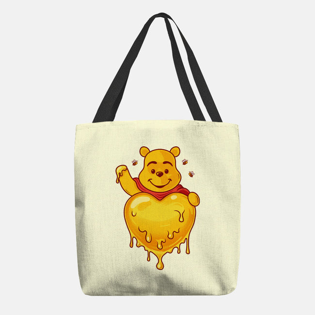 Hunny Heart-None-Basic Tote-Bag-erion_designs