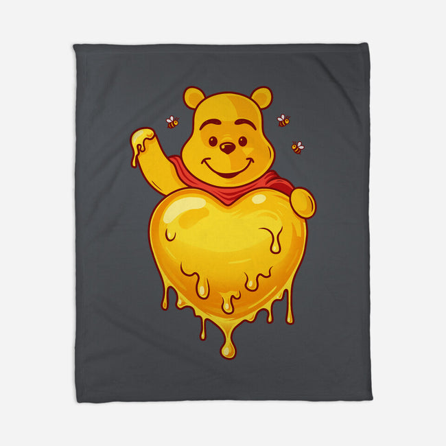 Hunny Heart-None-Fleece-Blanket-erion_designs