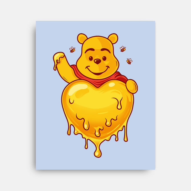 Hunny Heart-None-Stretched-Canvas-erion_designs