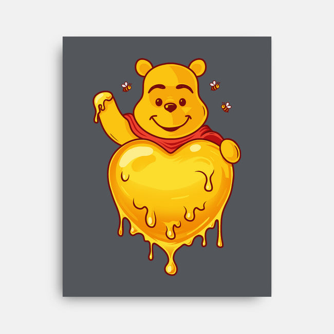 Hunny Heart-None-Stretched-Canvas-erion_designs