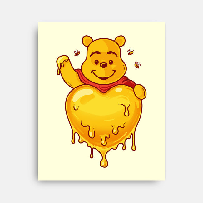 Hunny Heart-None-Stretched-Canvas-erion_designs
