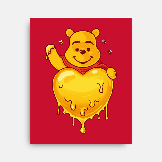Hunny Heart-None-Stretched-Canvas-erion_designs