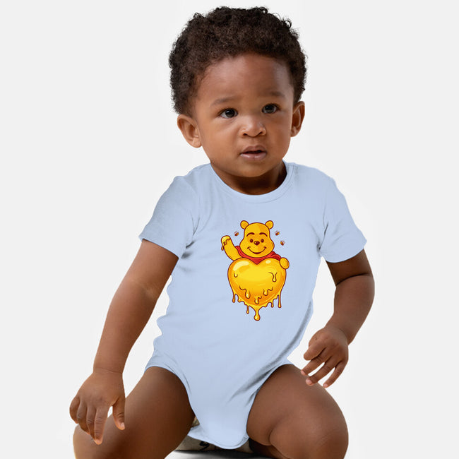 Hunny Heart-Baby-Basic-Onesie-erion_designs
