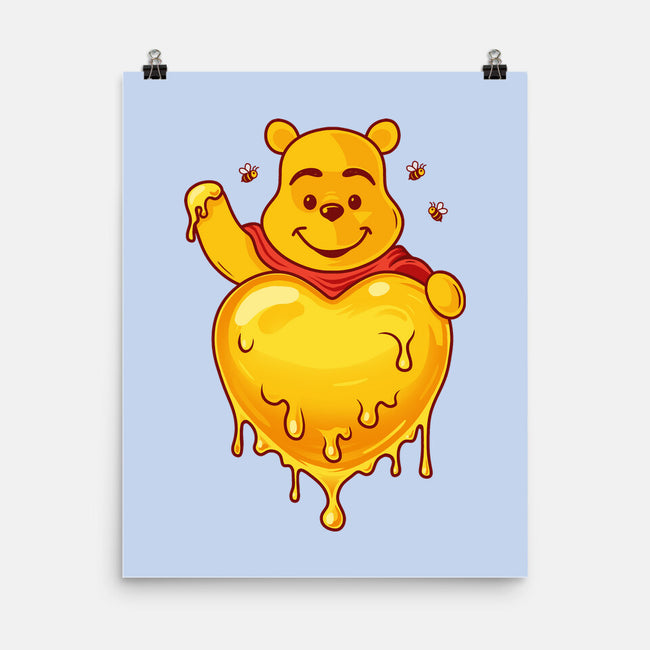 Hunny Heart-None-Matte-Poster-erion_designs