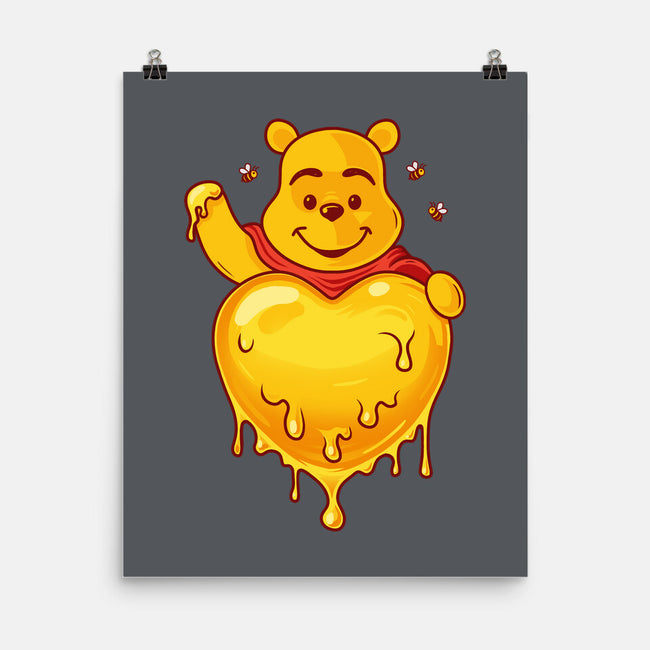 Hunny Heart-None-Matte-Poster-erion_designs
