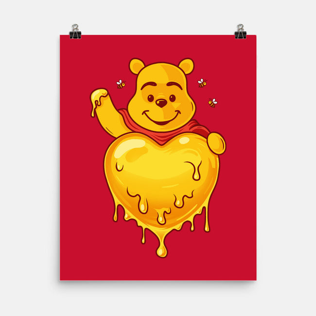 Hunny Heart-None-Matte-Poster-erion_designs