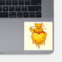 Hunny Heart-None-Glossy-Sticker-erion_designs