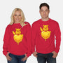 Hunny Heart-Unisex-Crew Neck-Sweatshirt-erion_designs