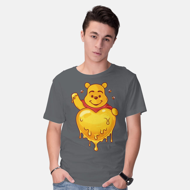 Hunny Heart-Mens-Basic-Tee-erion_designs