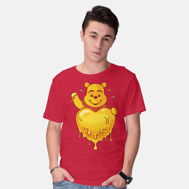 Hunny Heart-Mens-Basic-Tee-erion_designs