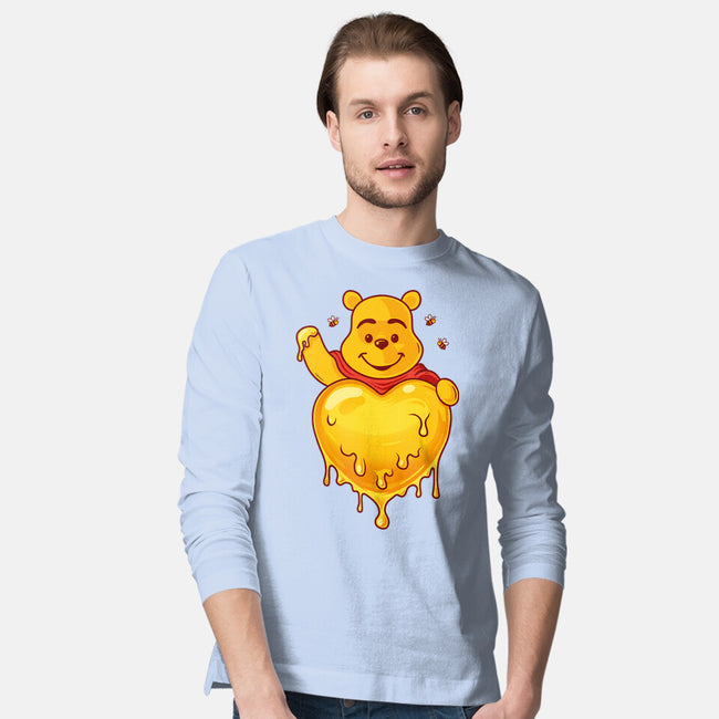 Hunny Heart-Mens-Long Sleeved-Tee-erion_designs