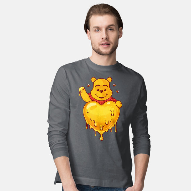 Hunny Heart-Mens-Long Sleeved-Tee-erion_designs