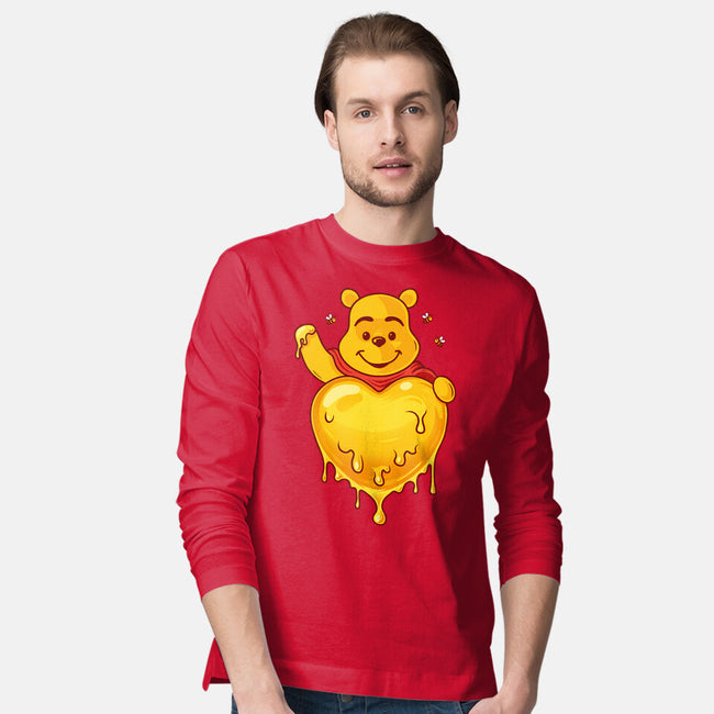 Hunny Heart-Mens-Long Sleeved-Tee-erion_designs