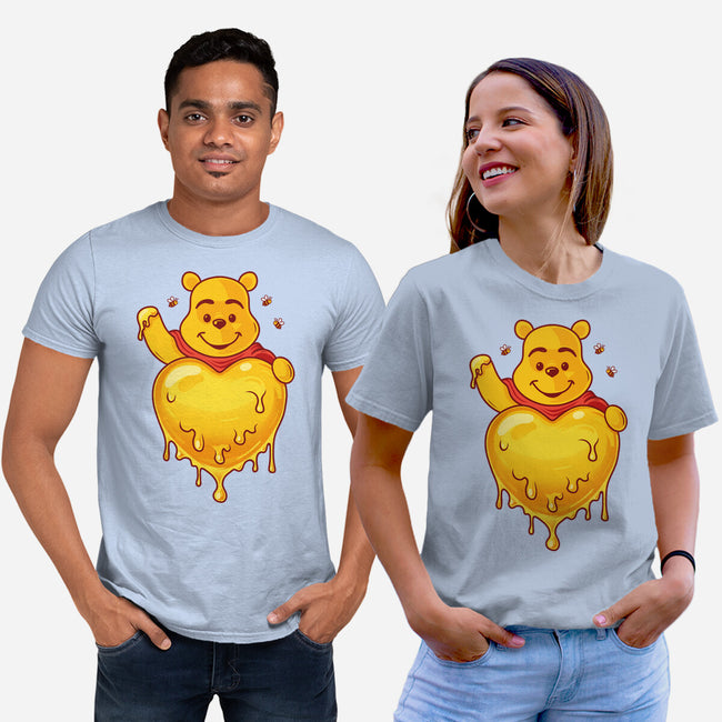 Hunny Heart-Unisex-Basic-Tee-erion_designs