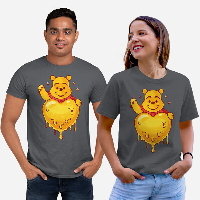 Hunny Heart-Unisex-Basic-Tee-erion_designs