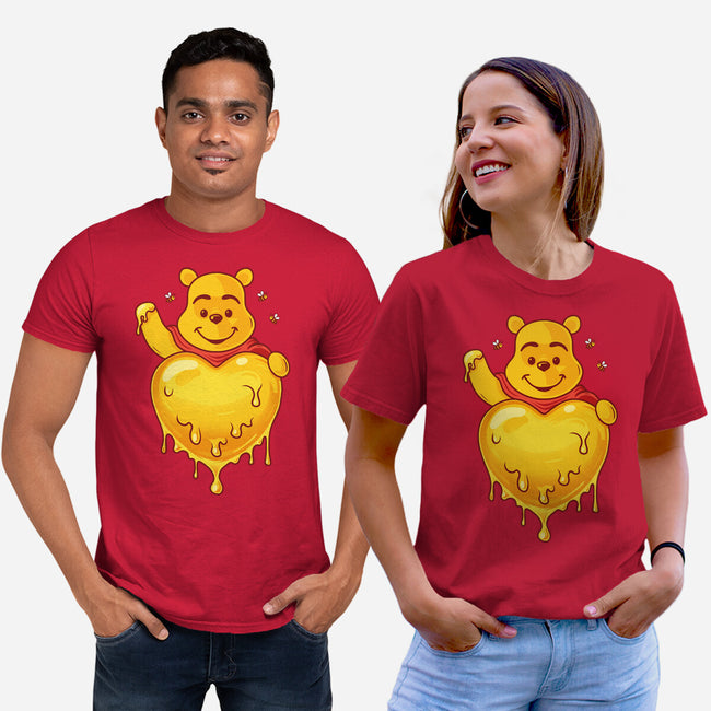 Hunny Heart-Unisex-Basic-Tee-erion_designs