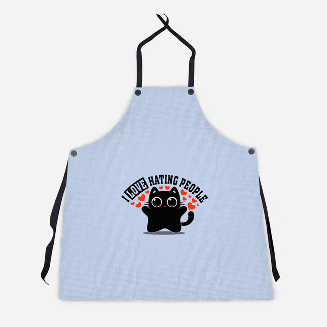 I Love Hating People-Unisex-Kitchen-Apron-erion_designs