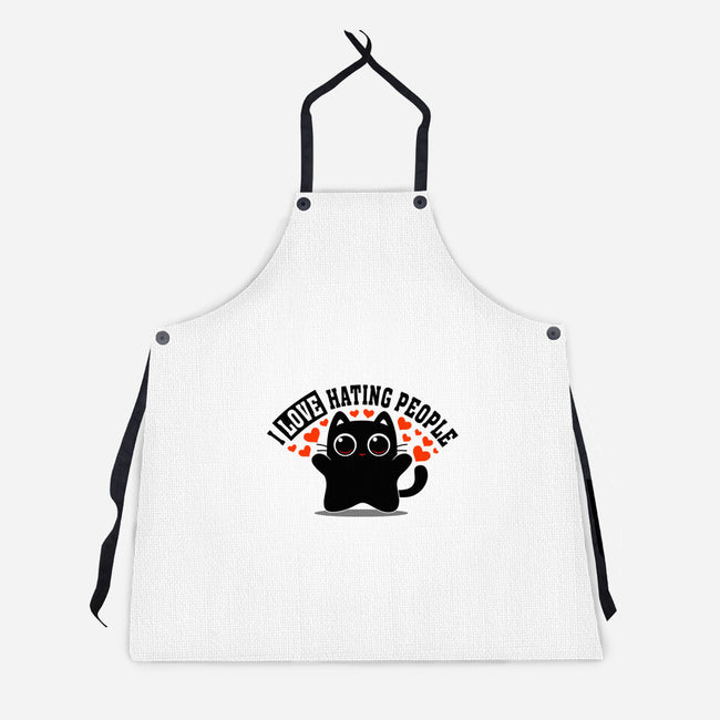 I Love Hating People-Unisex-Kitchen-Apron-erion_designs