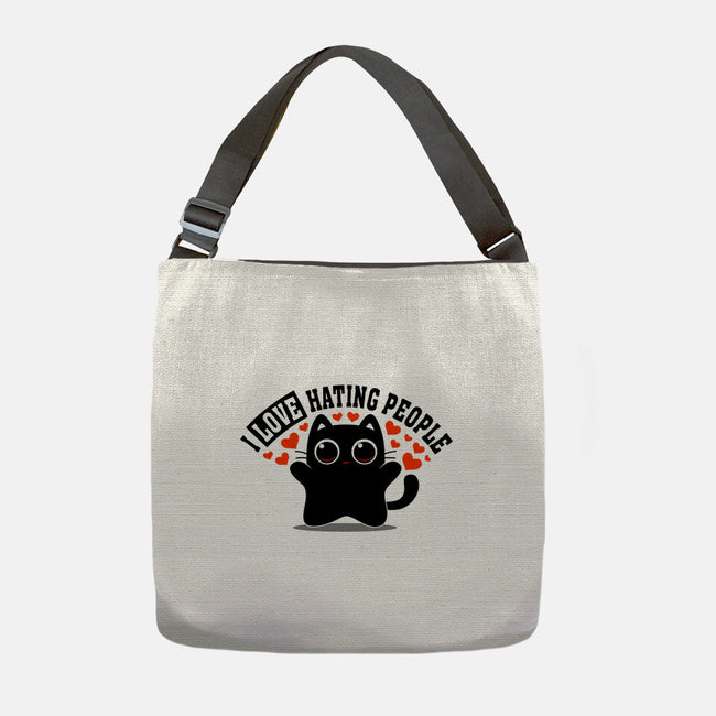 I Love Hating People-None-Adjustable Tote-Bag-erion_designs