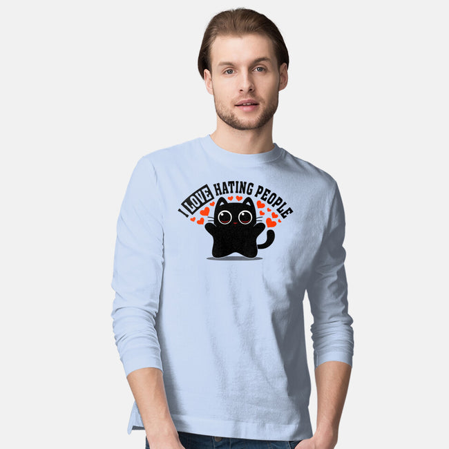 I Love Hating People-Mens-Long Sleeved-Tee-erion_designs