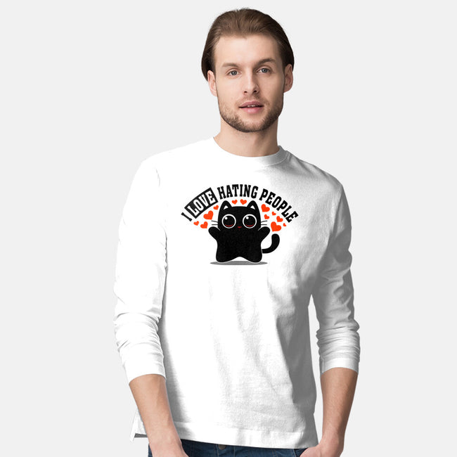 I Love Hating People-Mens-Long Sleeved-Tee-erion_designs