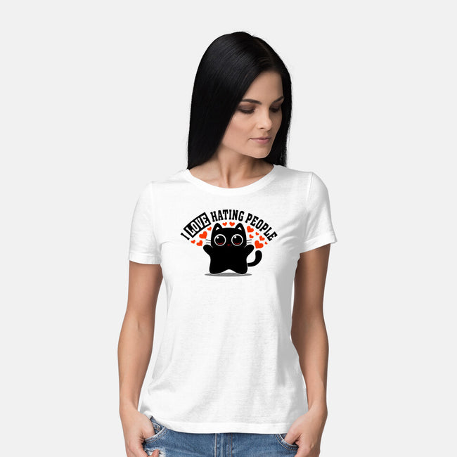 I Love Hating People-Womens-Basic-Tee-erion_designs
