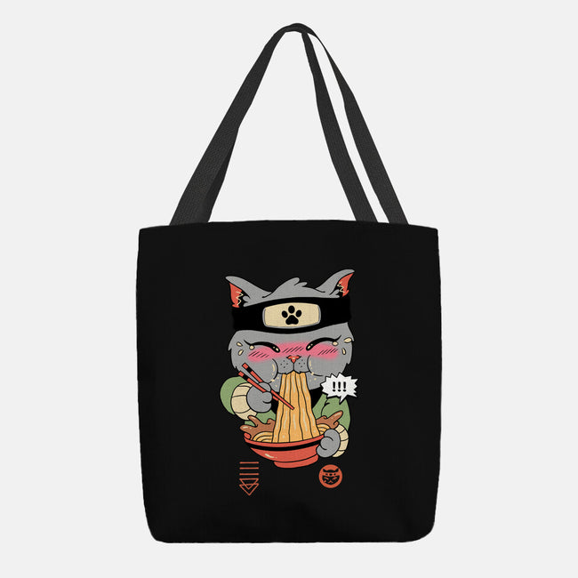 Intense Ramen Meowster-None-Basic Tote-Bag-vp021