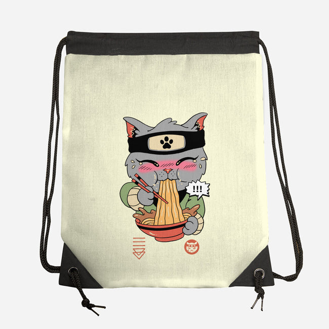 Intense Ramen Meowster-None-Drawstring-Bag-vp021