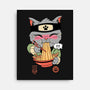Intense Ramen Meowster-None-Stretched-Canvas-vp021