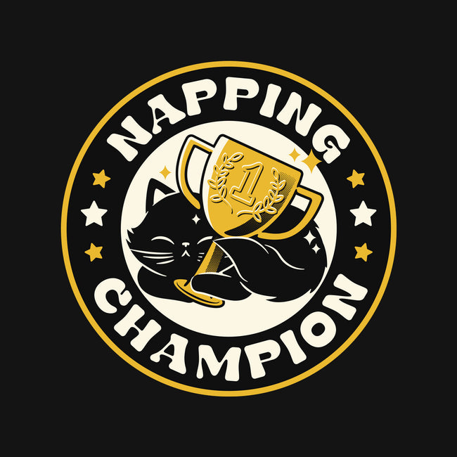 Napping Champion Cat-Womens-Basic-Tee-tobefonseca