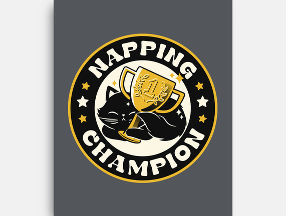 Napping Champion Cat
