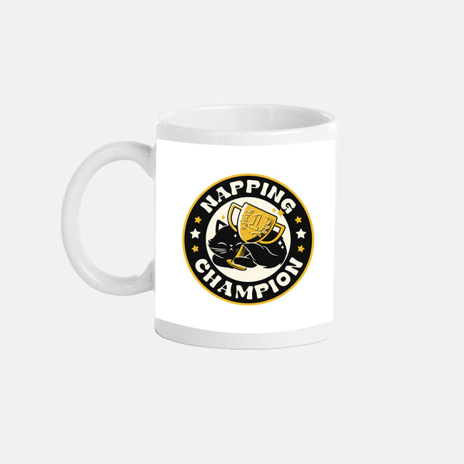 Napping Champion Cat-None-Mug-Drinkware-tobefonseca