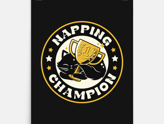 Napping Champion Cat