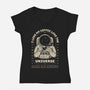 Black And Infinite-Womens-V-Neck-Tee-tobefonseca