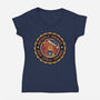 Bearly Awake But Still Trying Bear-Womens-V-Neck-Tee-tobefonseca