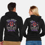 Zell Dincht Academy Emblem-Unisex-Zip-Up-Sweatshirt-LAGELANTEE
