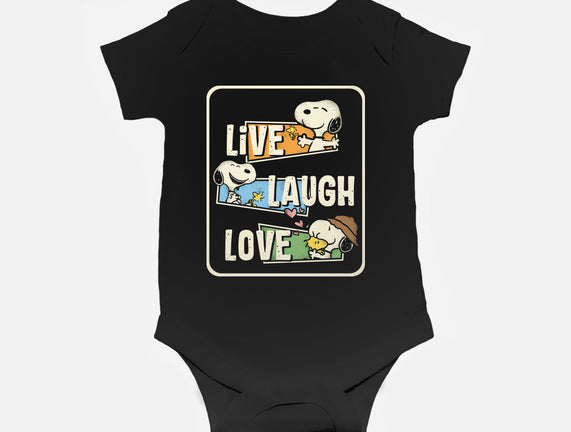 Snoopy Loves To Live And Laugh